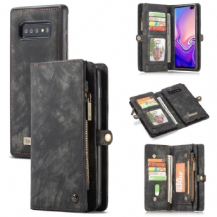 Samsung Galaxy S10 Plus - Housse portefeuille et Coque magnétique 2 en 1