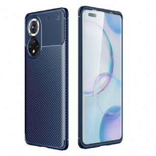 Coque Honor 50 Pro / Huawei Nova 9 Pro Flexible Texture Fibre Carbone