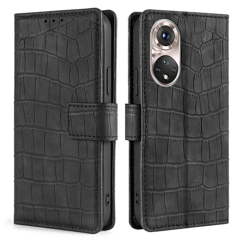 Housse Honor 50 Pro / Huawei Nova 9 Pro Skin-Touch Crocodile