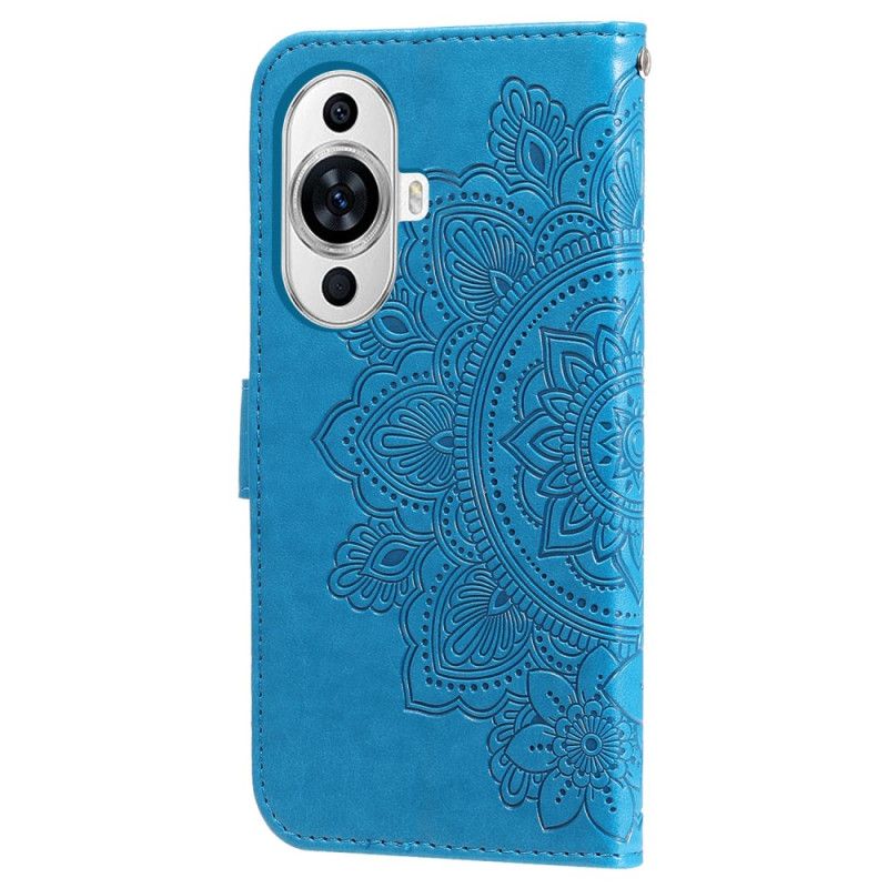 Housse Huawei Nova 12S Décor Mandala à Lanière