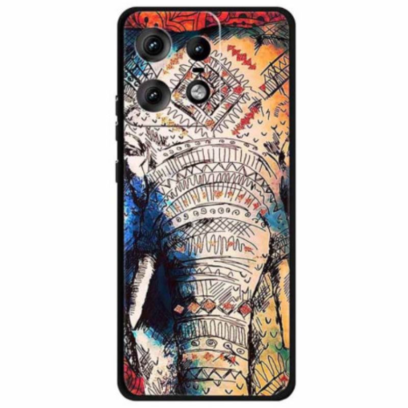 Coque Motorola Edge 50 Pro Éléphant