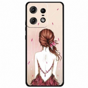 Coque Motorola Edge 50 Pro Esquisse de Fille