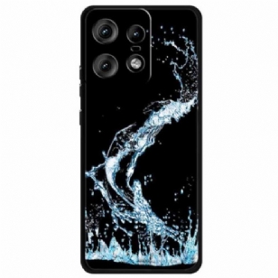 Coque Motorola Edge 50 Pro Gouttes d'Eau Bleues