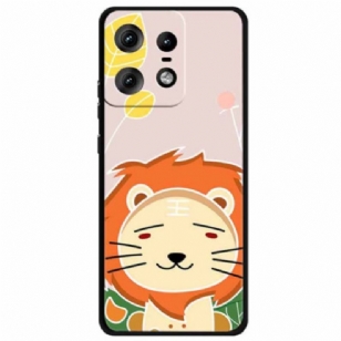 Coque Motorola Edge 50 Pro Lion majestueux