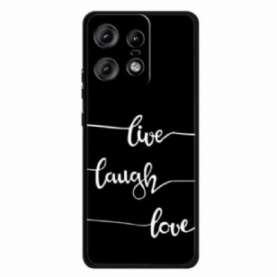 Coque Motorola Edge 50 Pro Live Laugh Love