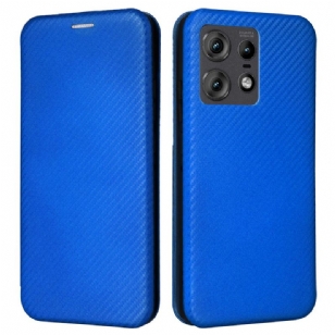 Flip Cover Motorola Edge 50 Pro Fibre Carbone