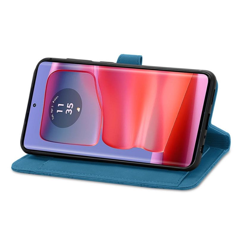 Housse Motorola Edge 50 Pro Portefeuille Dentelle