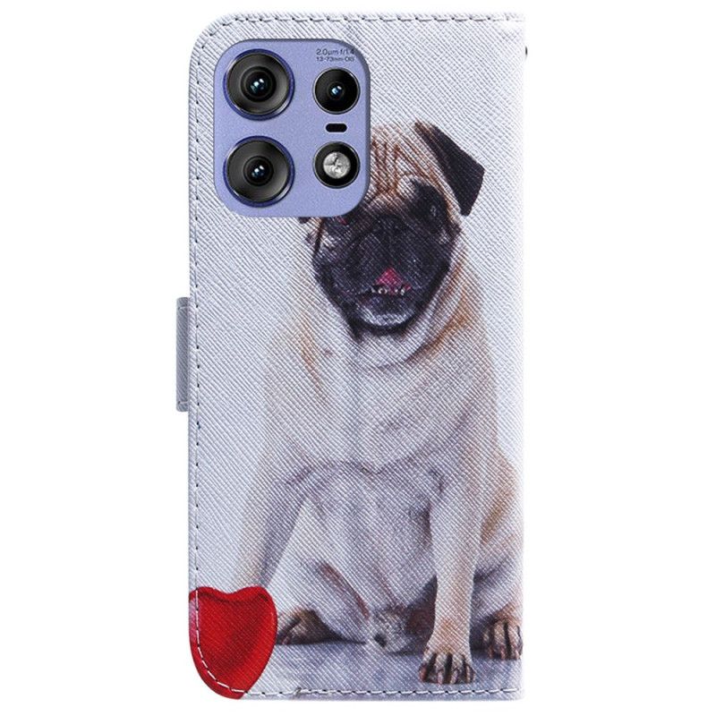 Housse Motorola Edge 50 Pro Pug Dog