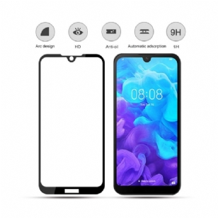 Huawei Y5 2019 - Protection d’écran en verre trempé full size - Noir