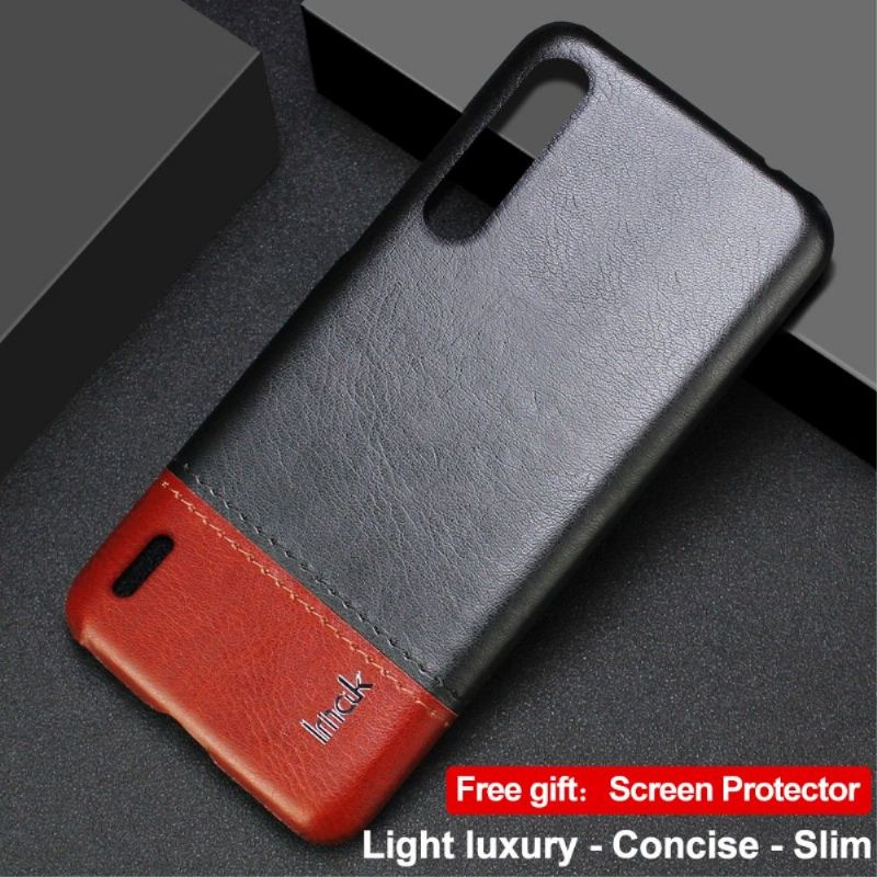 Xiaomi Mi 9 Lite - Coque imak bicolore imitation cuir