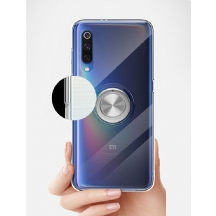 Xiaomi Mi 9 - Coque avec anneau magnétique - transparent