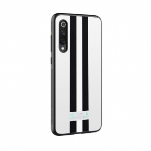 Xiaomi Mi 9 - Coque Nillkin motifs rayés noir / blanc