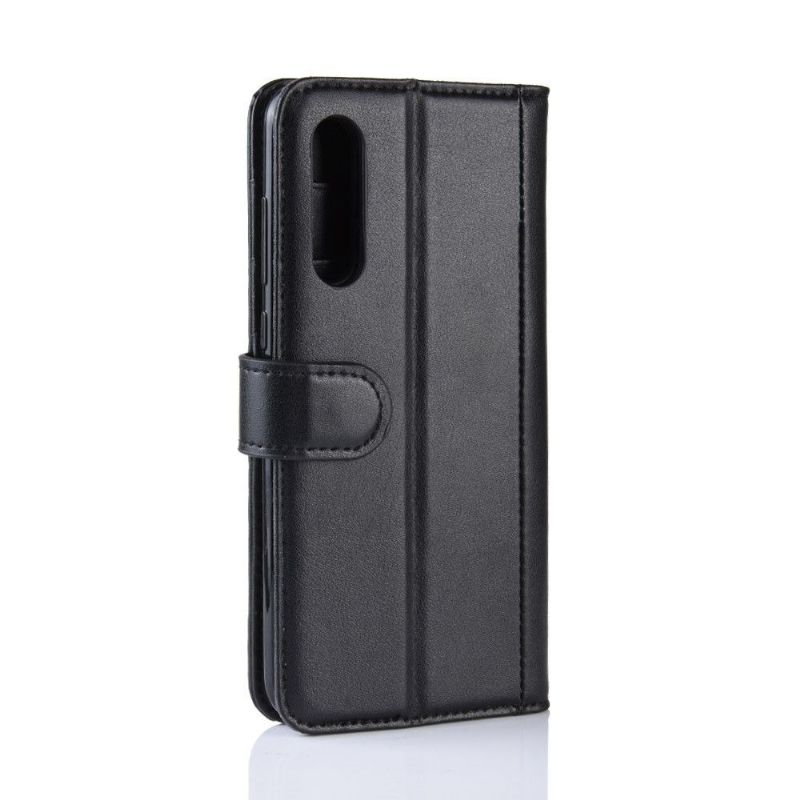 Xiaomi Mi 9 - Étui cuir premium - Noir