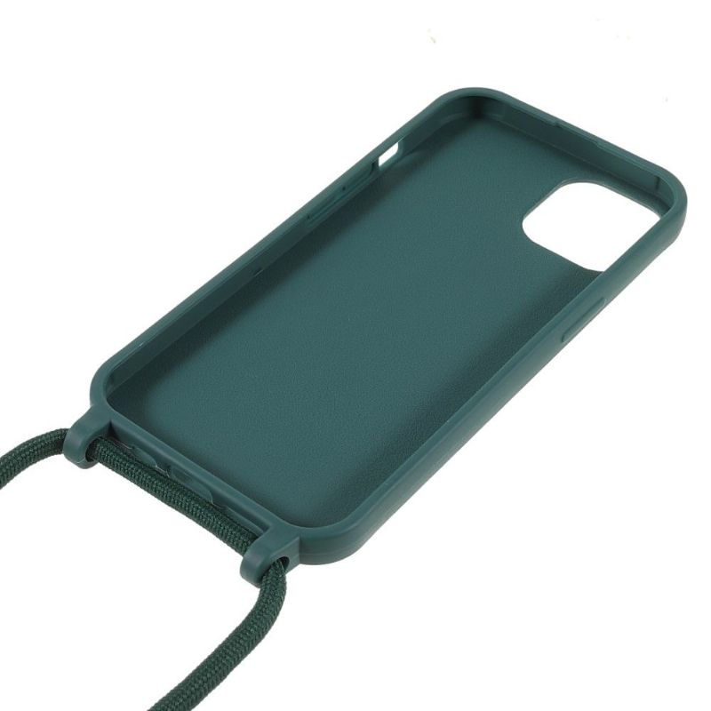 Coque iPhone 13 mini avec cordon bandoulière