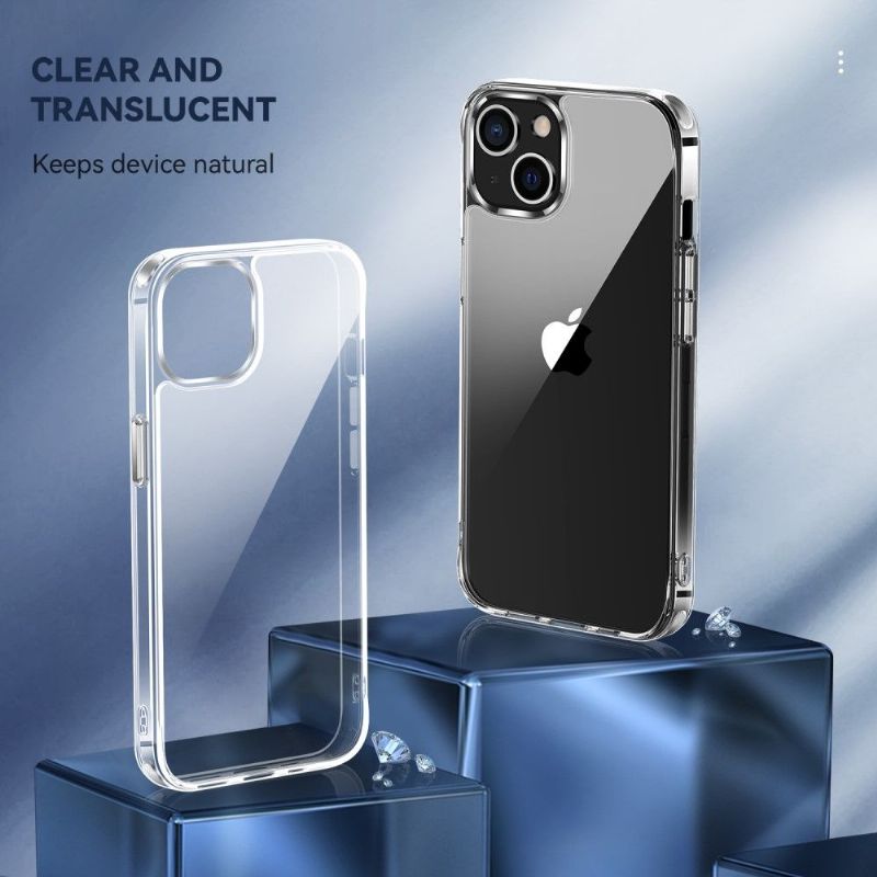 Coque iPhone 13 mini Crystal en plastique et silicone