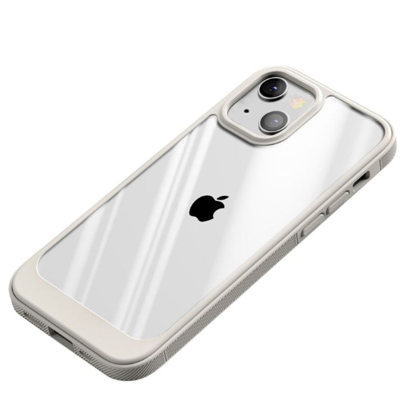 Coque iPhone 13 mini SNEAKY transparent contour couleur