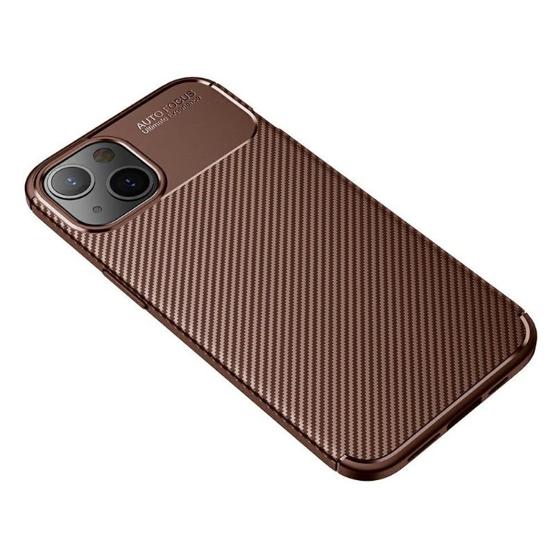 Coque iPhone 13 mini style fibre de carbone