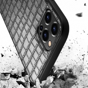 Coque iPhone 13 mini SULADA Croco Effet Cuir