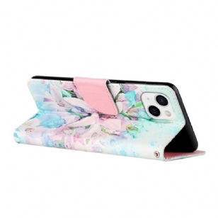 Housse iPhone 13 mini Lily Fleur