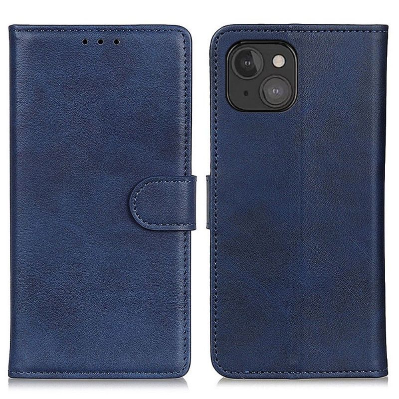 Housse iPhone 13 mini Marius effet cuir mat