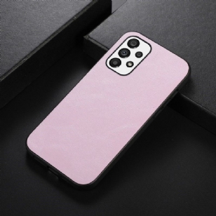 Coque Samsung Galaxy A33 5G Aspect Cuir Rétro