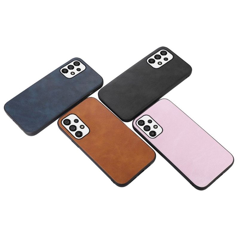 Coque Samsung Galaxy A33 5G Aspect Cuir Rétro