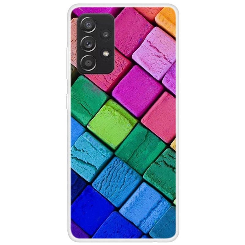 Coque Samsung Galaxy A33 5G Blocs Colorés