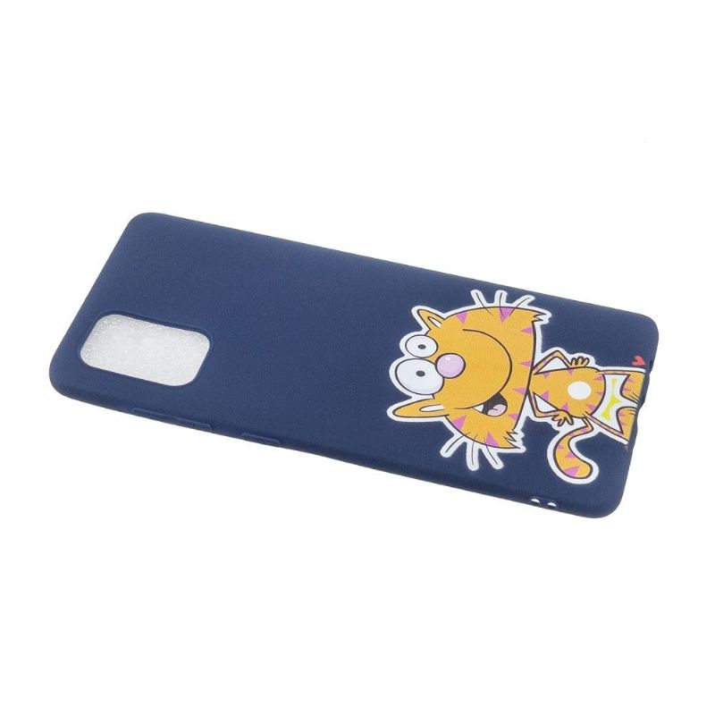 Coque Samsung Galaxy A33 5G Chat Cartoon à Lanière