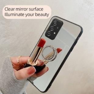 Coque Samsung Galaxy A33 5G effet miroir avec anneau