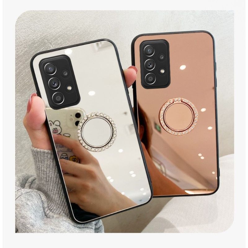 Coque Samsung Galaxy A33 5G effet miroir avec anneau