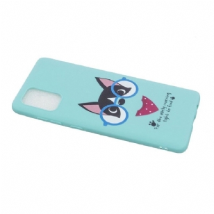 Coque Samsung Galaxy A33 5G illustration chien à lanière