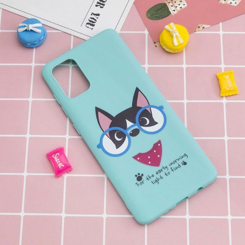 Coque Samsung Galaxy A33 5G illustration chien à lanière