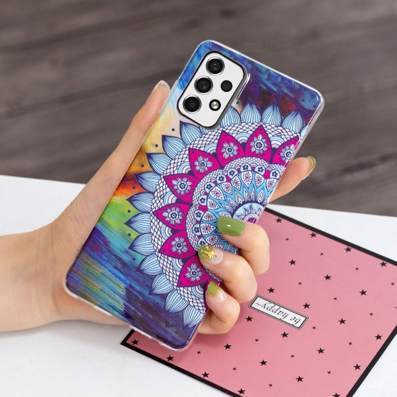 Coque Samsung Galaxy A33 5G Luminous Mandala Coloré