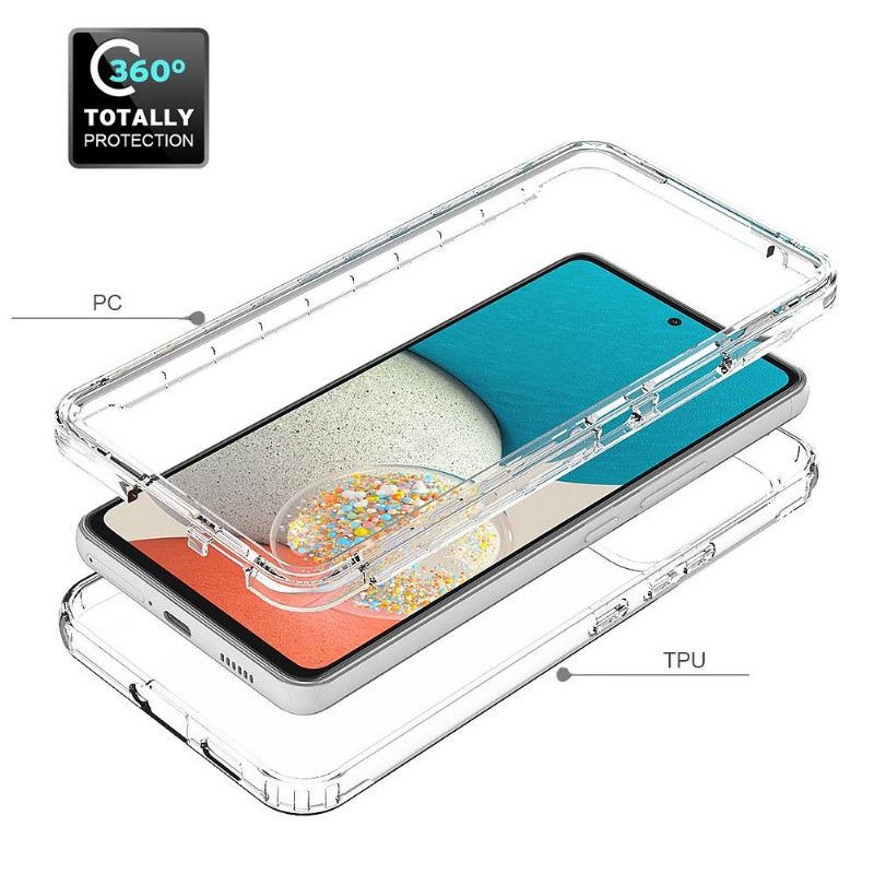 Coque Samsung Galaxy A33 5G transparent dégradé de couleur