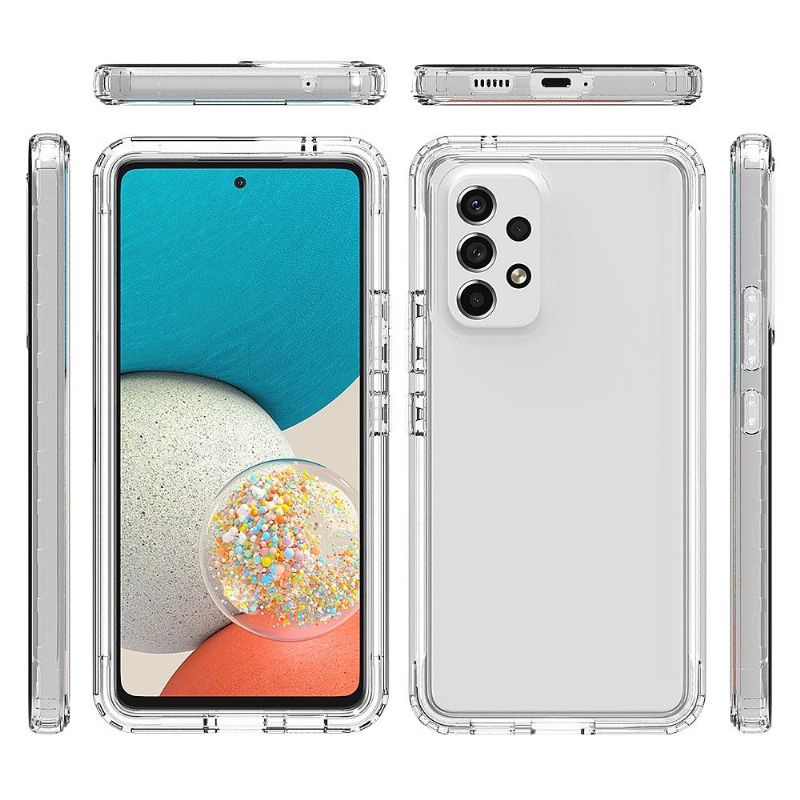 Coque Samsung Galaxy A33 5G transparent dégradé de couleur