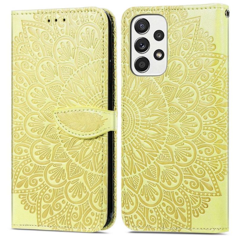 Housse Samsung Galaxy A33 5G Mandala Leaf