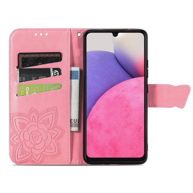 Housse Samsung Galaxy A33 5G Papillon Relief