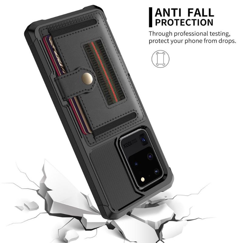 Coque Samsung Galaxy S20 Ultra Porte Cartes Fonction Support