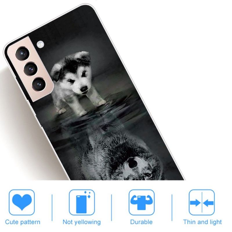 Coque Samsung Galaxy S22 5G Chien et Loup