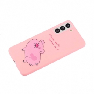 Coque Samsung Galaxy S22 5G Cochon à lanière