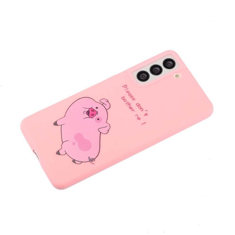 Coque Samsung Galaxy S22 5G Cochon à lanière