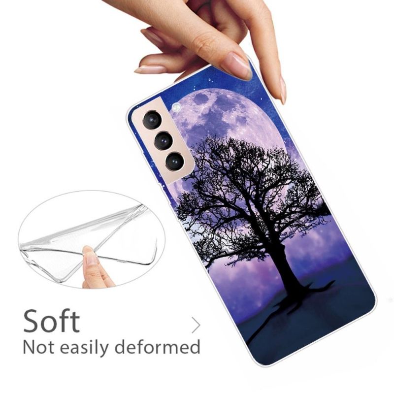 Coque Samsung Galaxy S22 5G L'arbre sous la lune