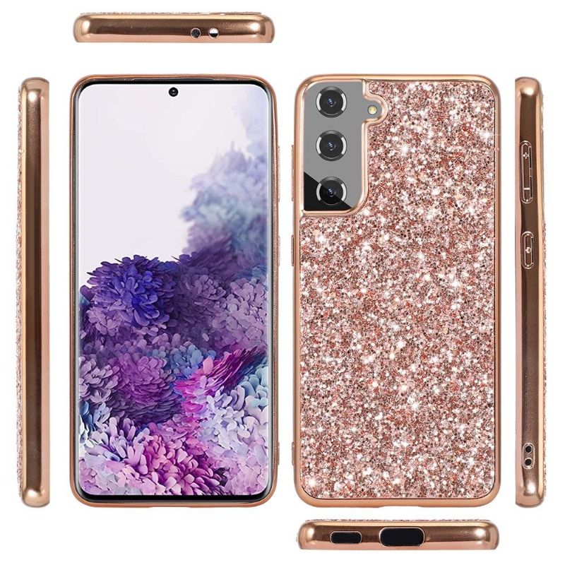 Coque Samsung Galaxy S22 5G Paillettes Glamour