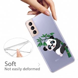 Coque Samsung Galaxy S22 5G Panda sur bambou