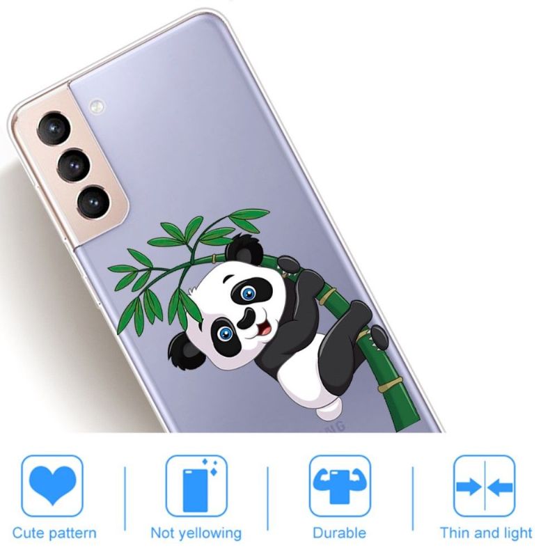 Coque Samsung Galaxy S22 5G Panda sur bambou