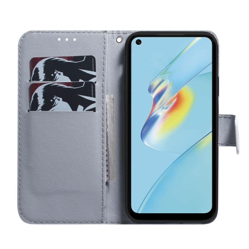 Housse Oppo Reno 8 Lite Peinture Hiboux