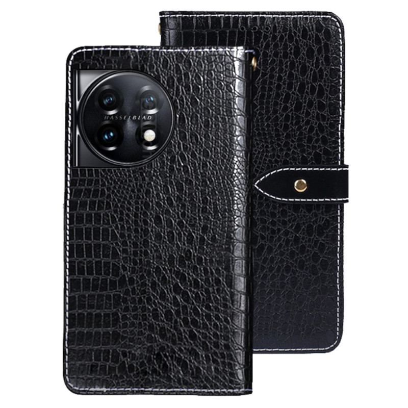 Housse OnePlus 11 5G Crocodile IDEWEI