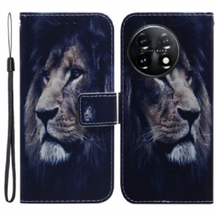 Housse OnePlus 11 5G Dreaming Lion