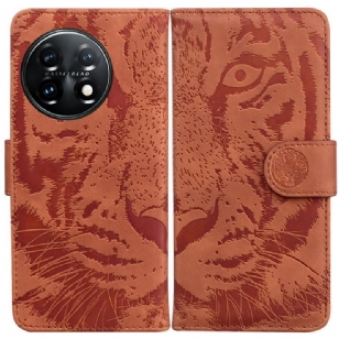 Housse OnePlus 11 5G Empreinte Tigre