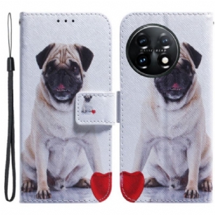 Housse OnePlus 11 5G Pug Dog